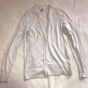 Button up V-neck sweater